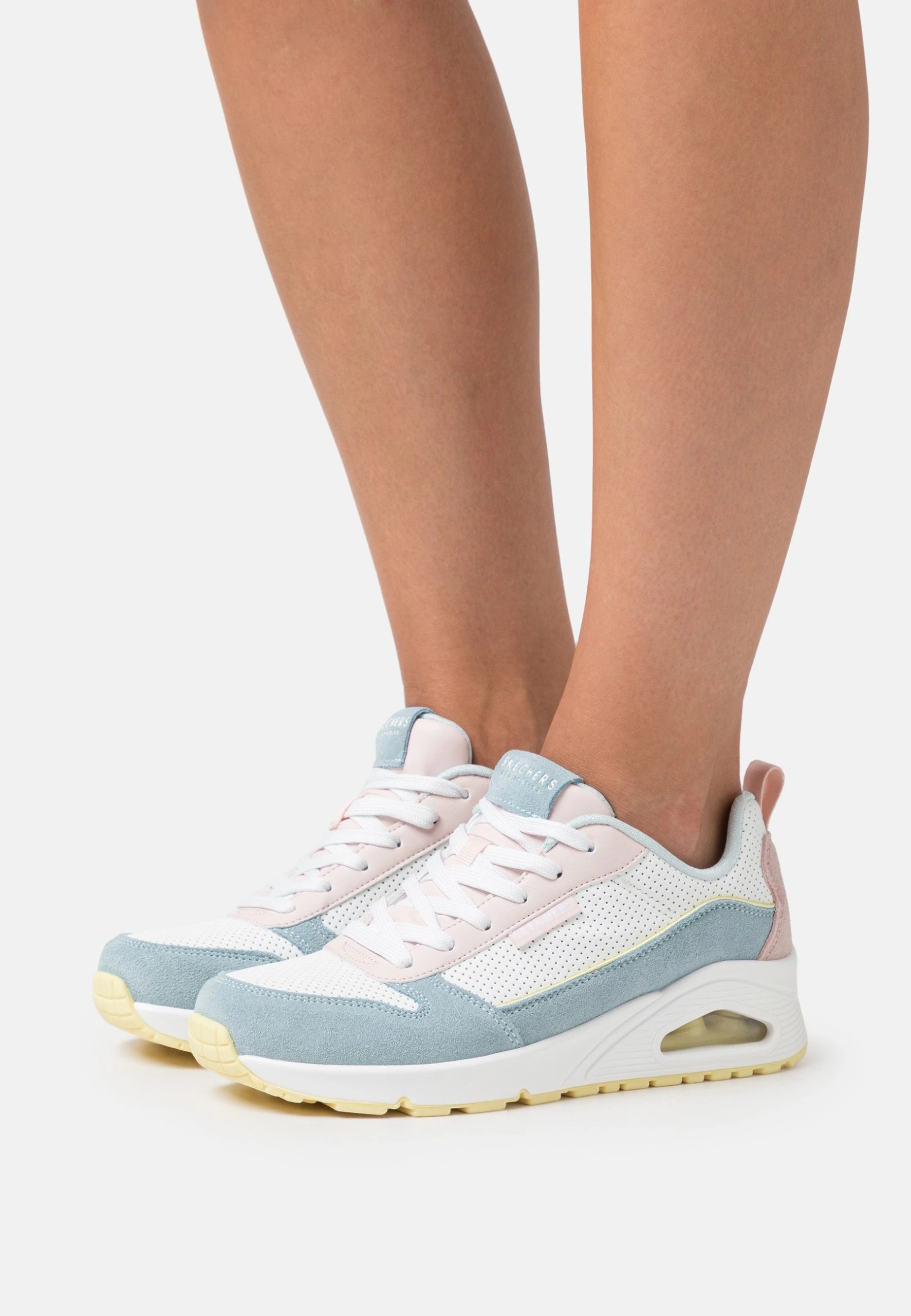 Uno - Joggesko - Light Blue/Light Pink/White