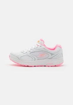 Go Run Consistent Lace Up - Nøytrale Løpesko - White/Pink