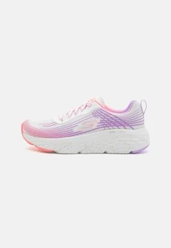 Max Cushioning Elite Lace Up - Nøytrale Løpesko - White/Lavender