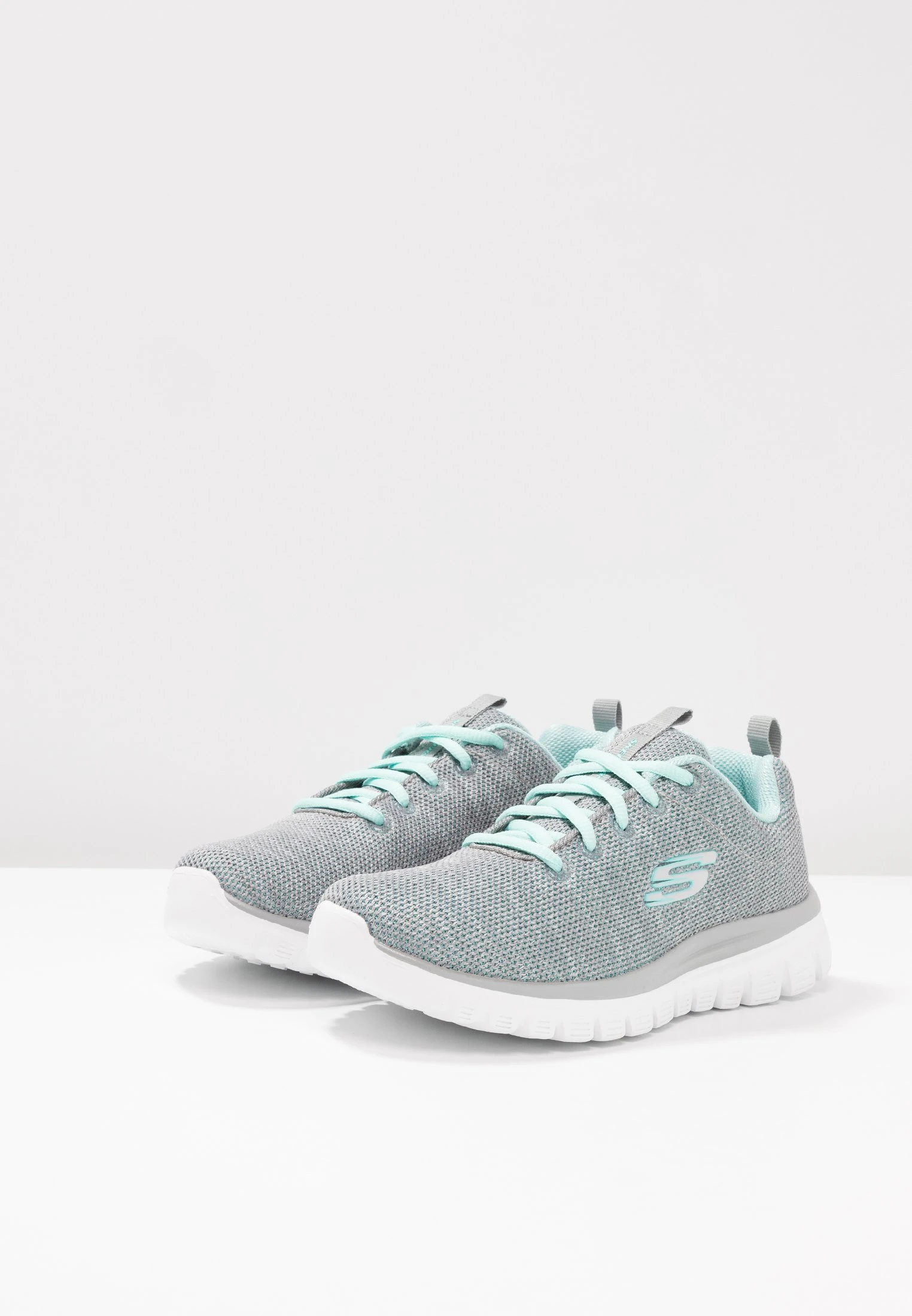 Skechers Graceful - Joggesko - Gray/Mint - Bilde 5