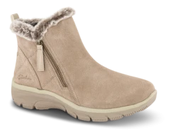 Skechers Korte Damestøvletter Beige 167108