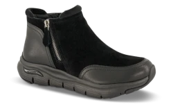 Skechers Korte Damestøvletter Sort 167366