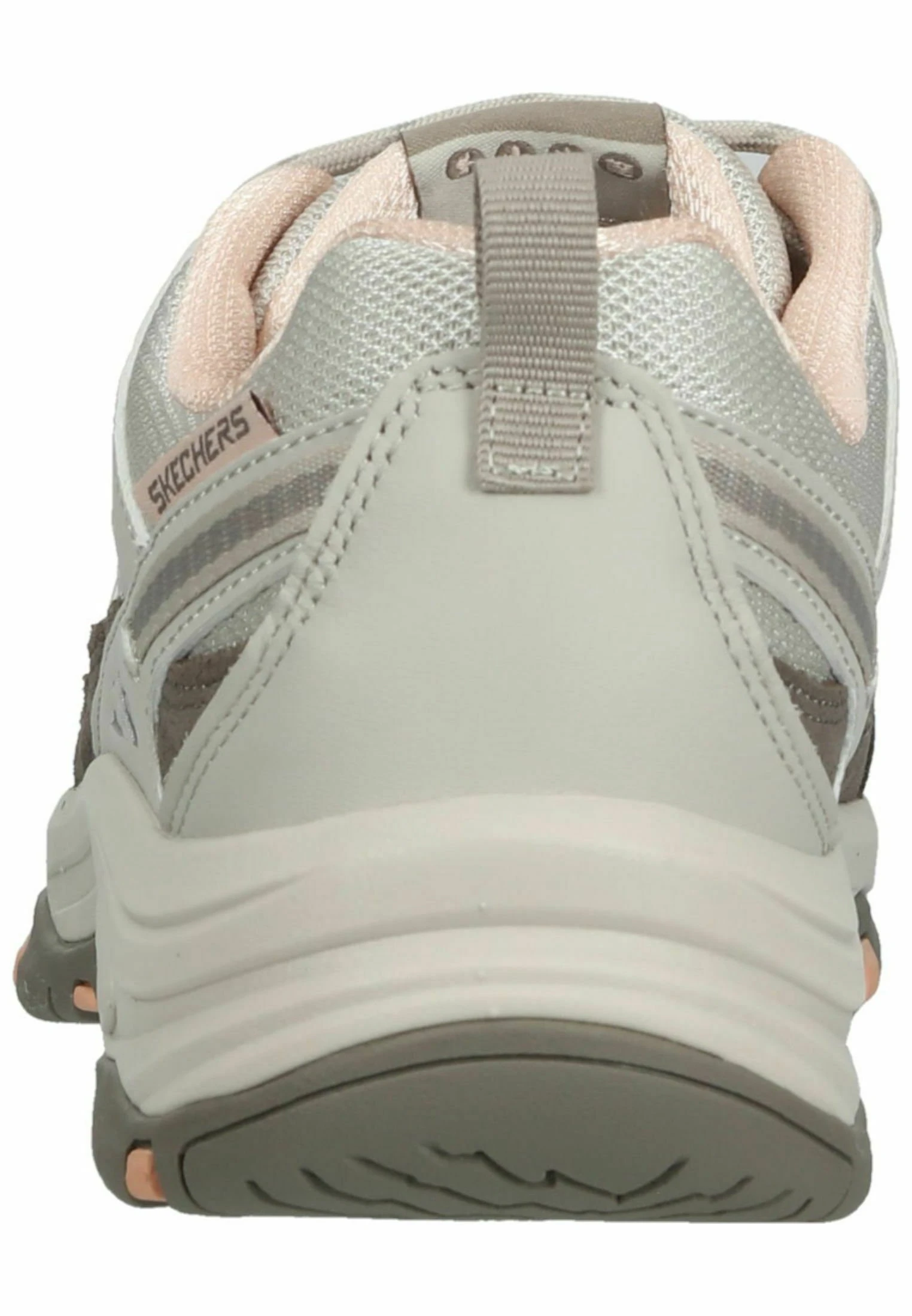 Skechers Joggesko - Taupe Leather Mesh Pink Trim - Bilde 4