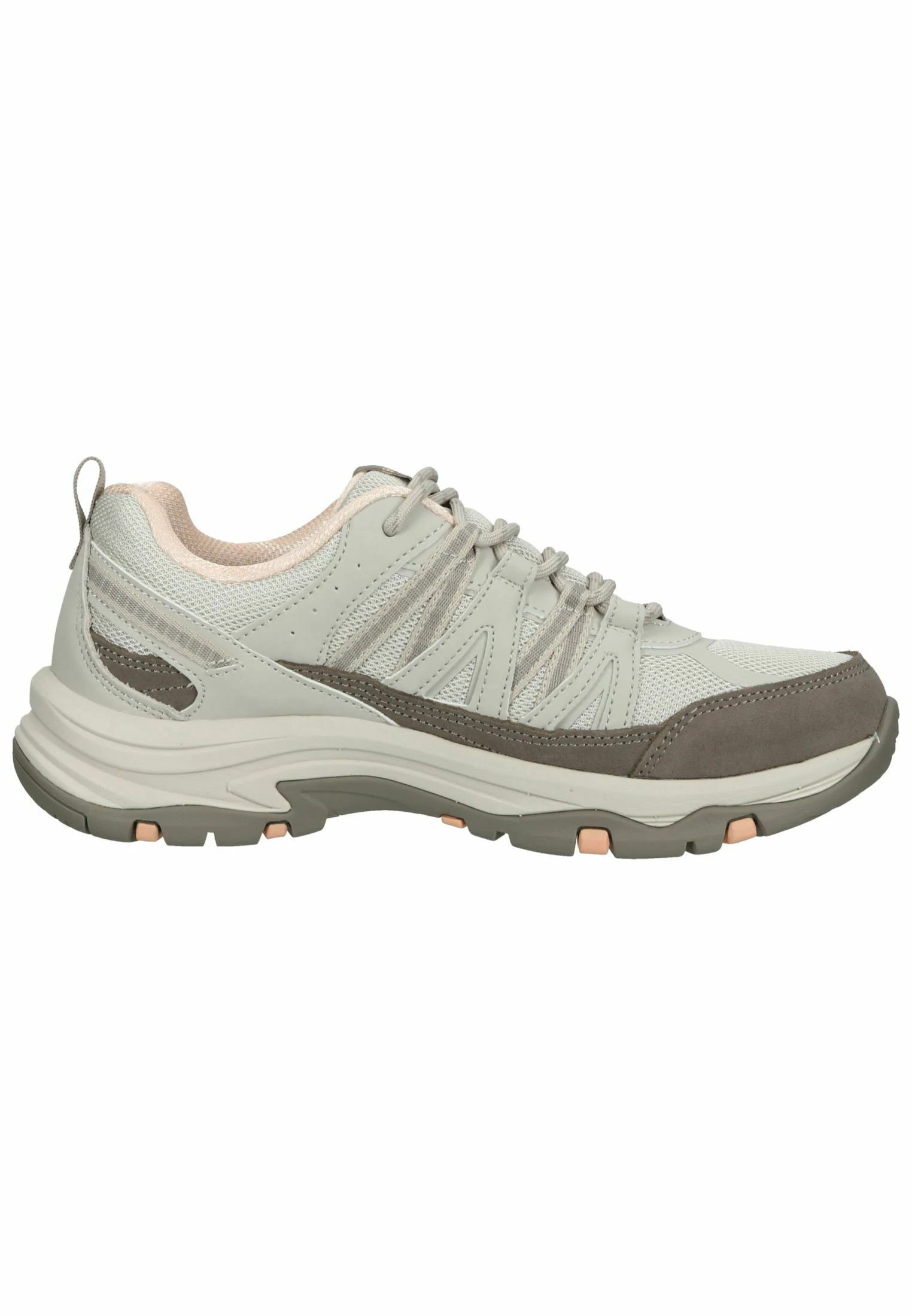 Skechers Joggesko - Taupe Leather Mesh Pink Trim - Bilde 7