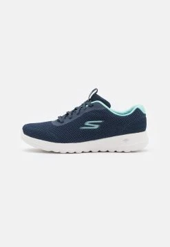 Go Walk Lace Up Walking Trainers - Vandresko - Navy/Aqua