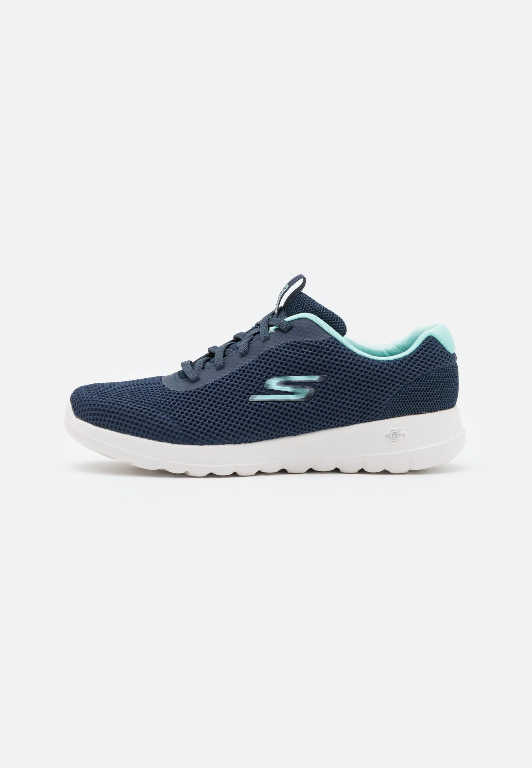 Go Walk Lace Up Walking Trainers - Vandresko - Navy/Aqua
