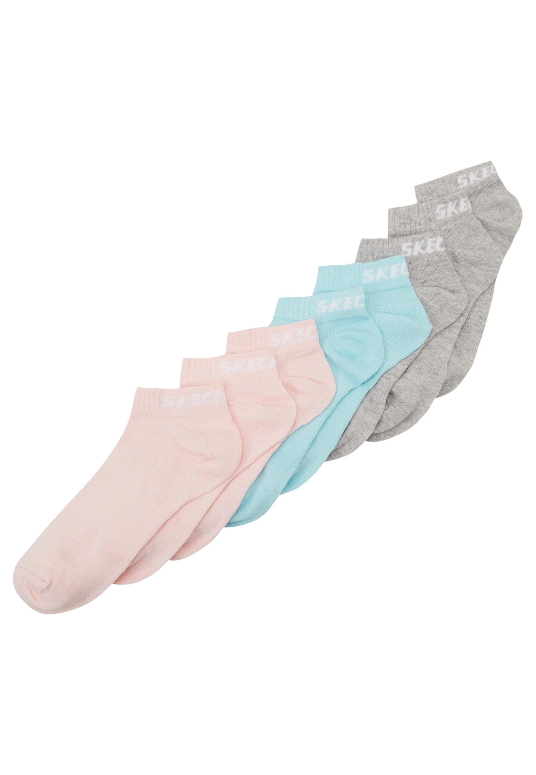 Skechers Basic Sneaker Ventilation 8 Pack - Sokker - Turquoise - Bilde 2