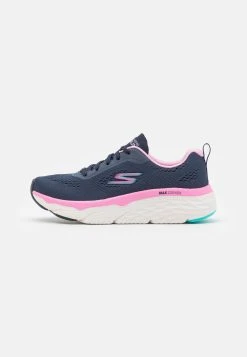 Max Cushioning Elite Lace Up - Nøytrale Løpesko - Navy/Pink