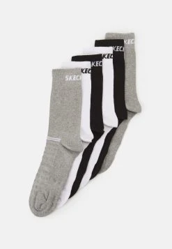 Skechers Online Ventilation Socks 6 Pack - Sokker - Black/Grey Mix