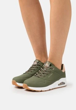 Uno - Joggesko - Olive Durabuck/Rose Gold Trim