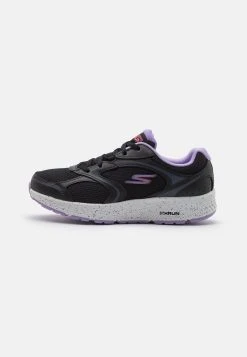 Go Run Consistent Lace Up - Nøytrale Løpesko - Black/Lavender