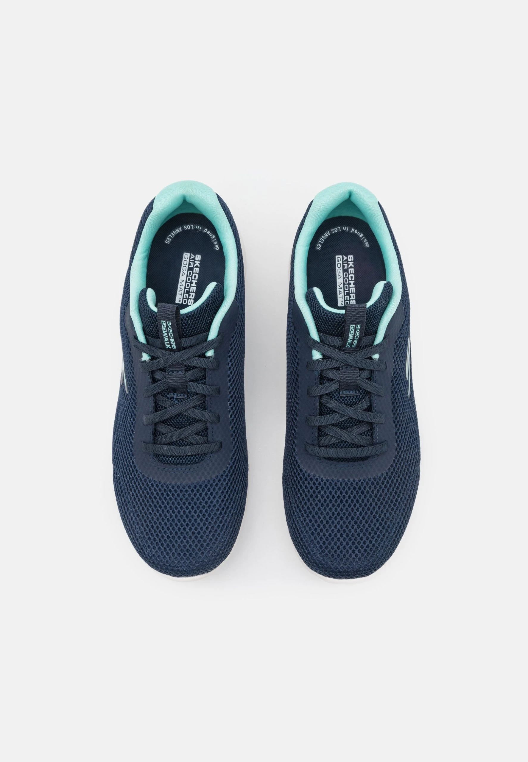 Go Walk Lace Up Walking Trainers - Vandresko - Navy/Aqua - Bilde 4