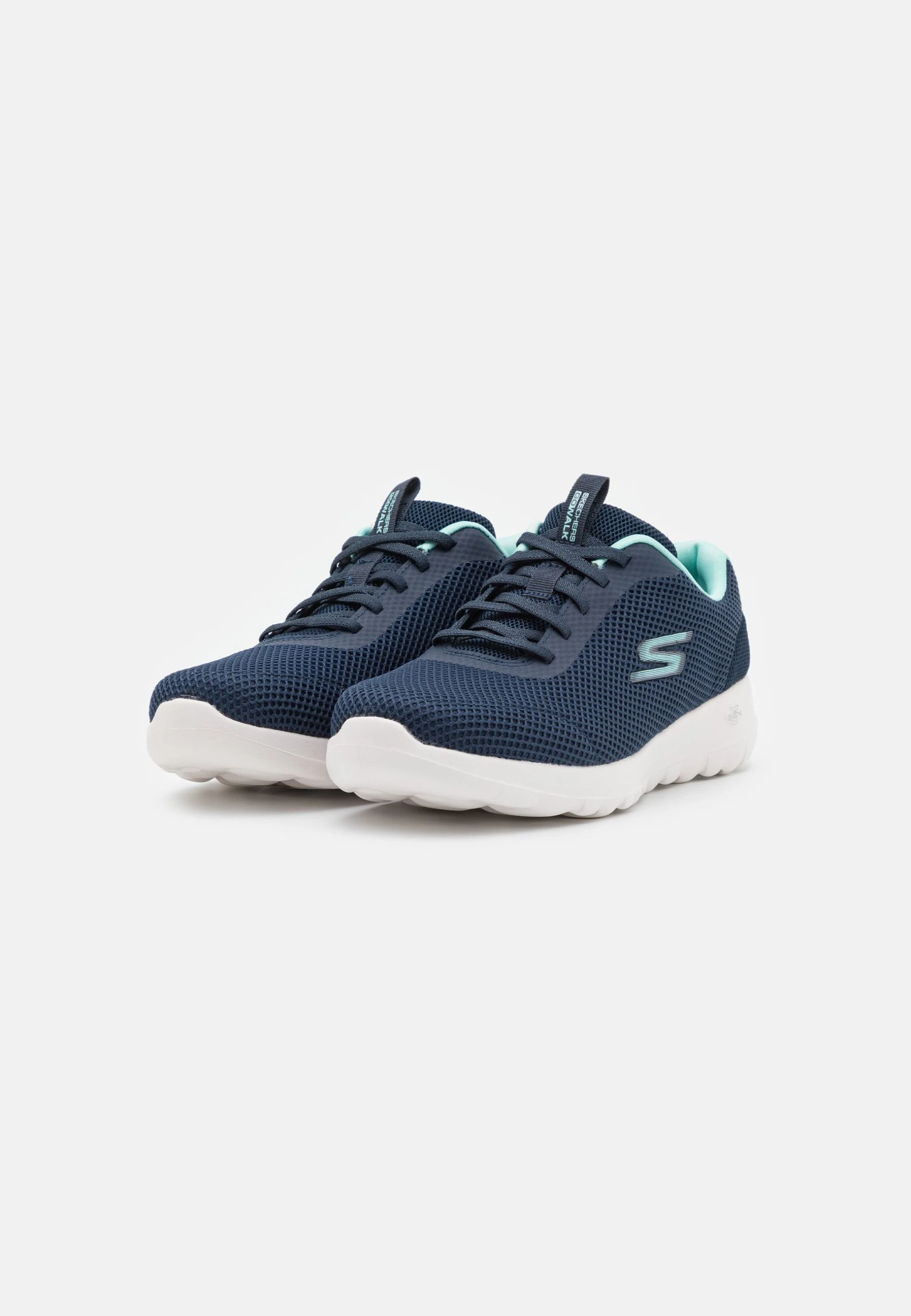 Go Walk Lace Up Walking Trainers - Vandresko - Navy/Aqua - Bilde 2
